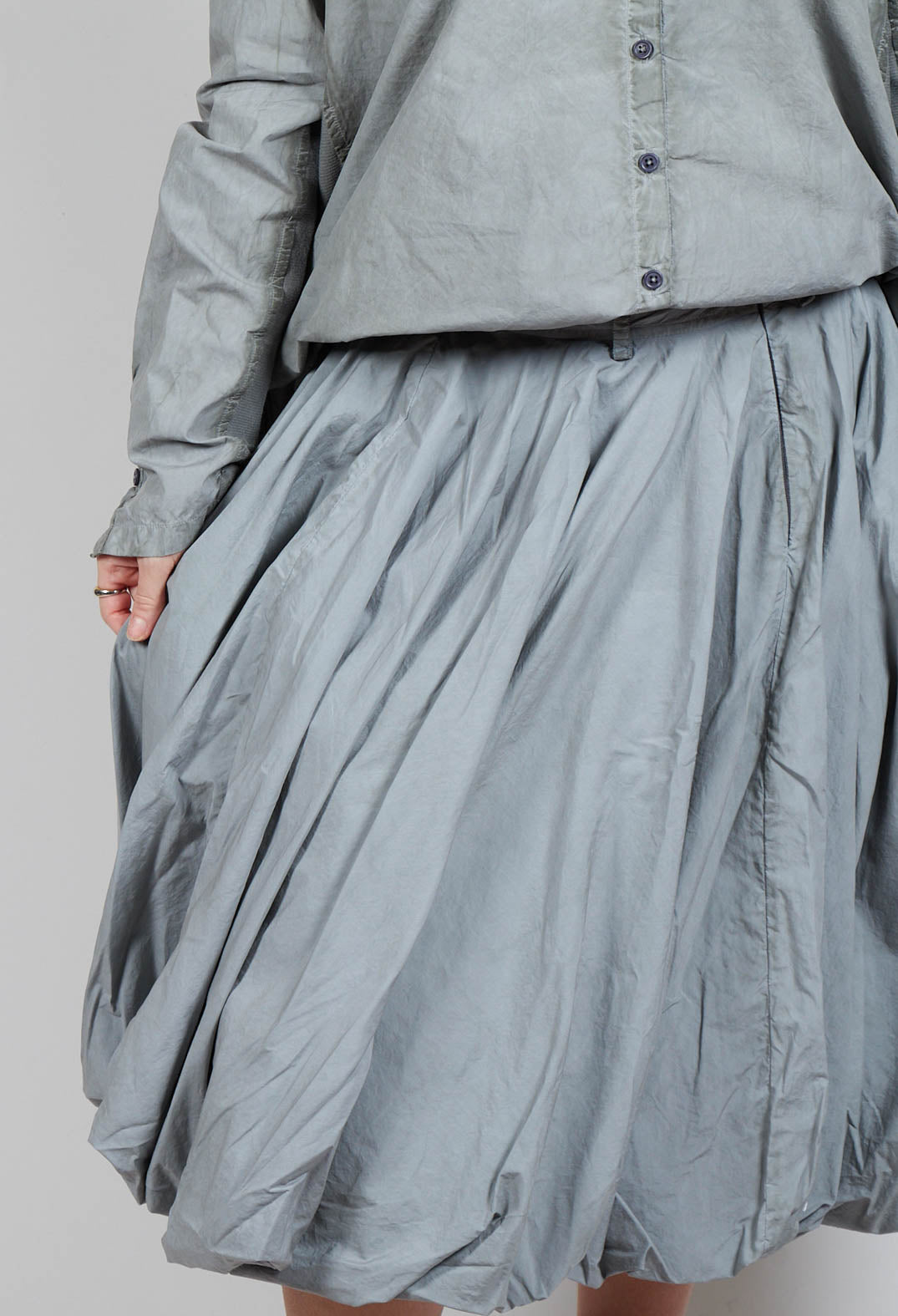 Balloon Skirt in Pencil Cloud