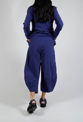 Balloon Style Trousers in Azur