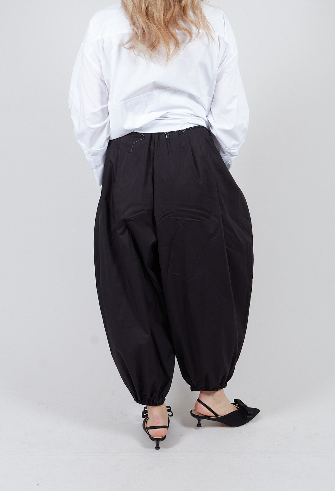 Balloon Trouser in Nero