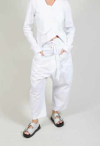 Balloon Trousers in White