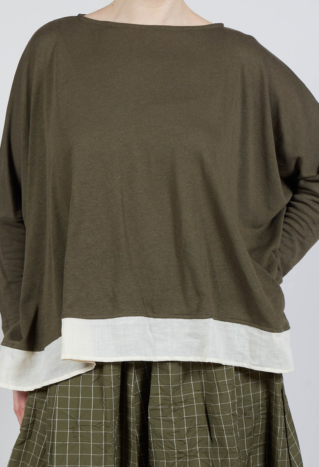 Bamboo L Jumper in Alga