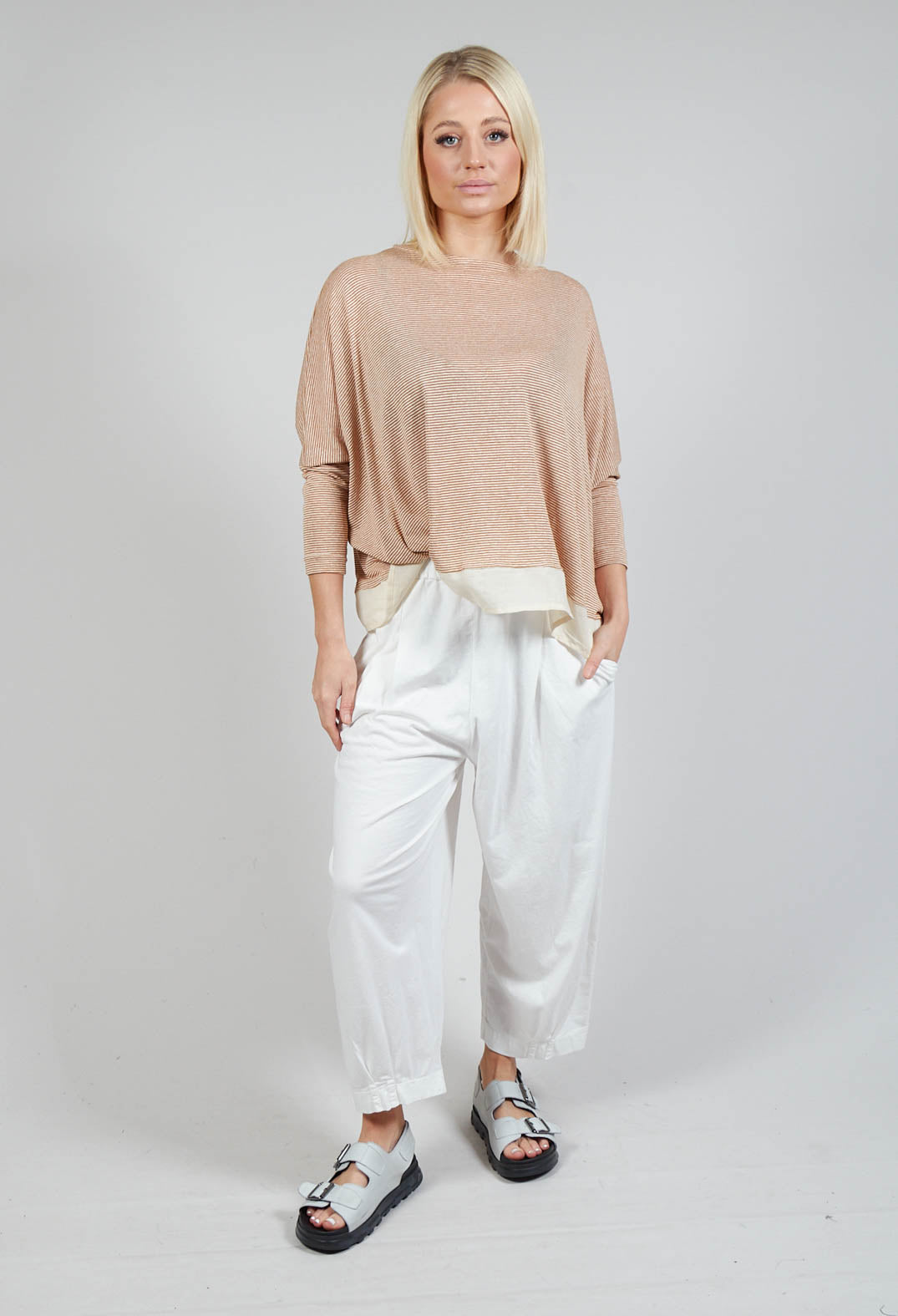 Bamboo Lr Jumper In Ambra