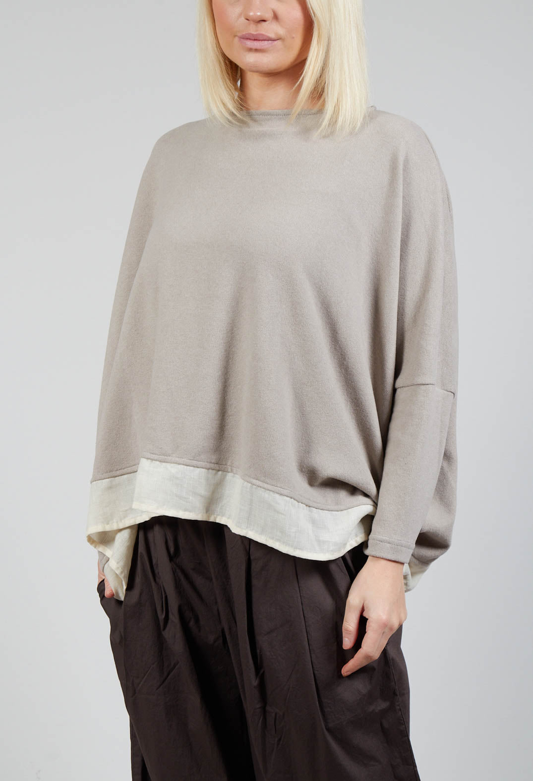 Bamboo M Jumper In Argento