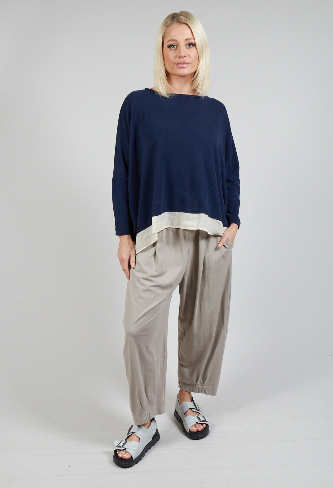 Bamboo M Jumper In Blu