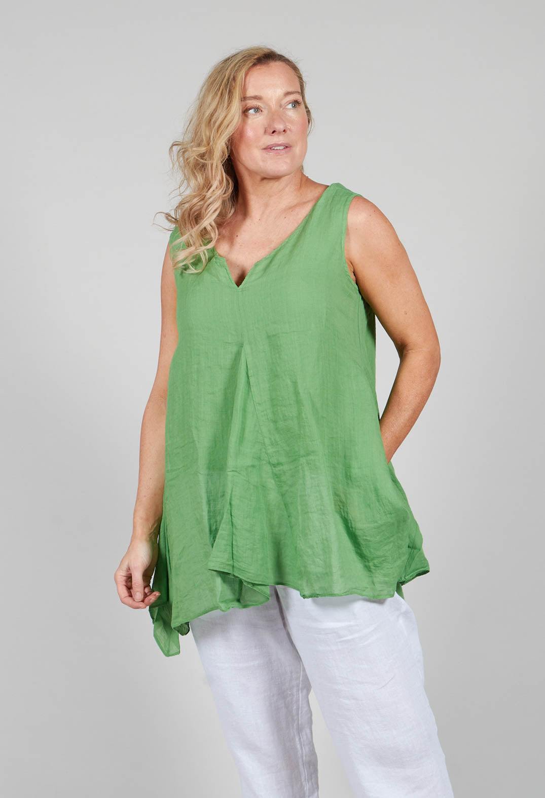 Bardot Top in Green