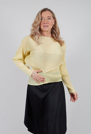 Batwing Top in Lime Cream