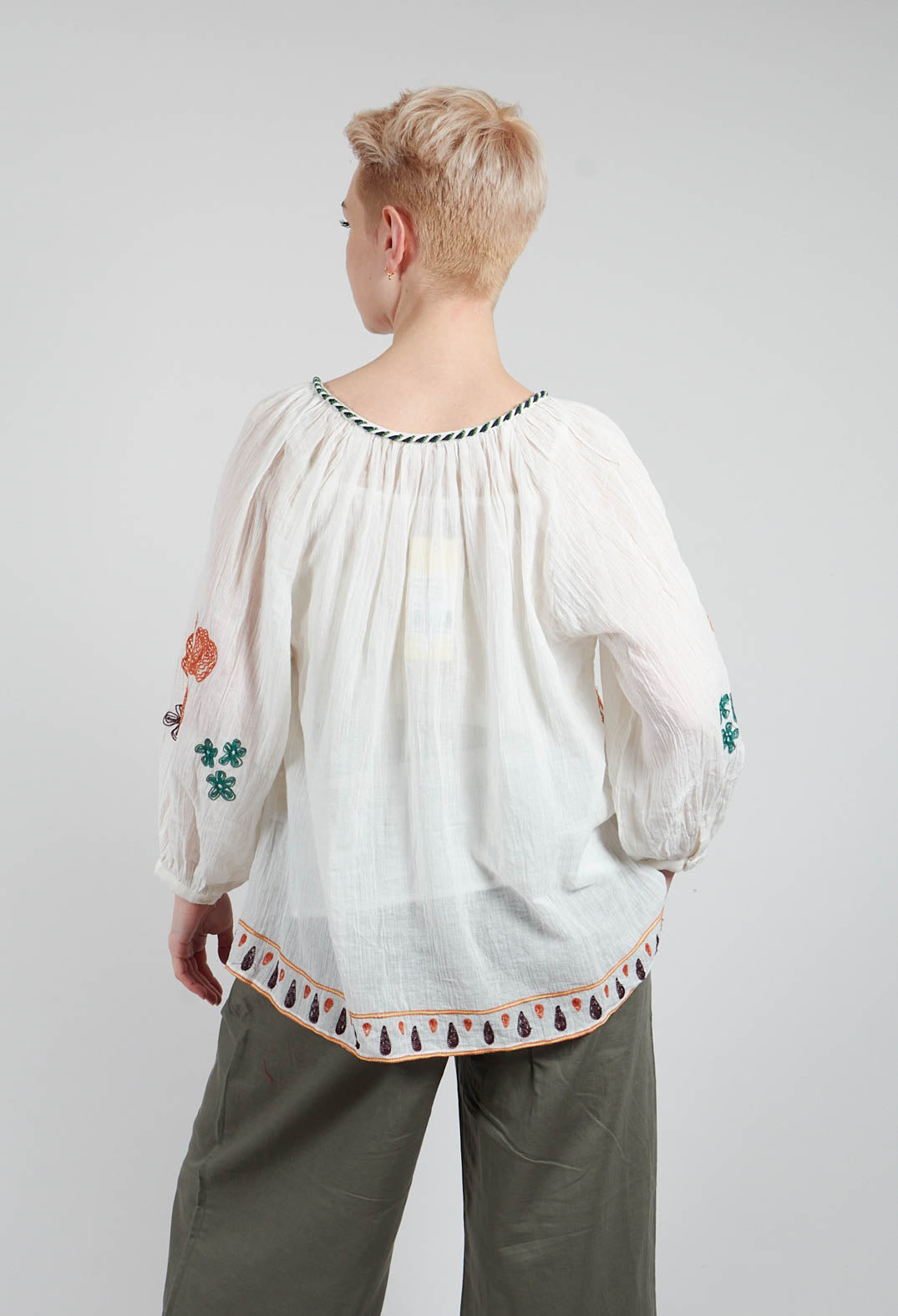 Bedford Blouse in Ecru