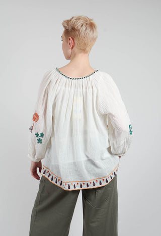 Bedford Blouse in Ecru