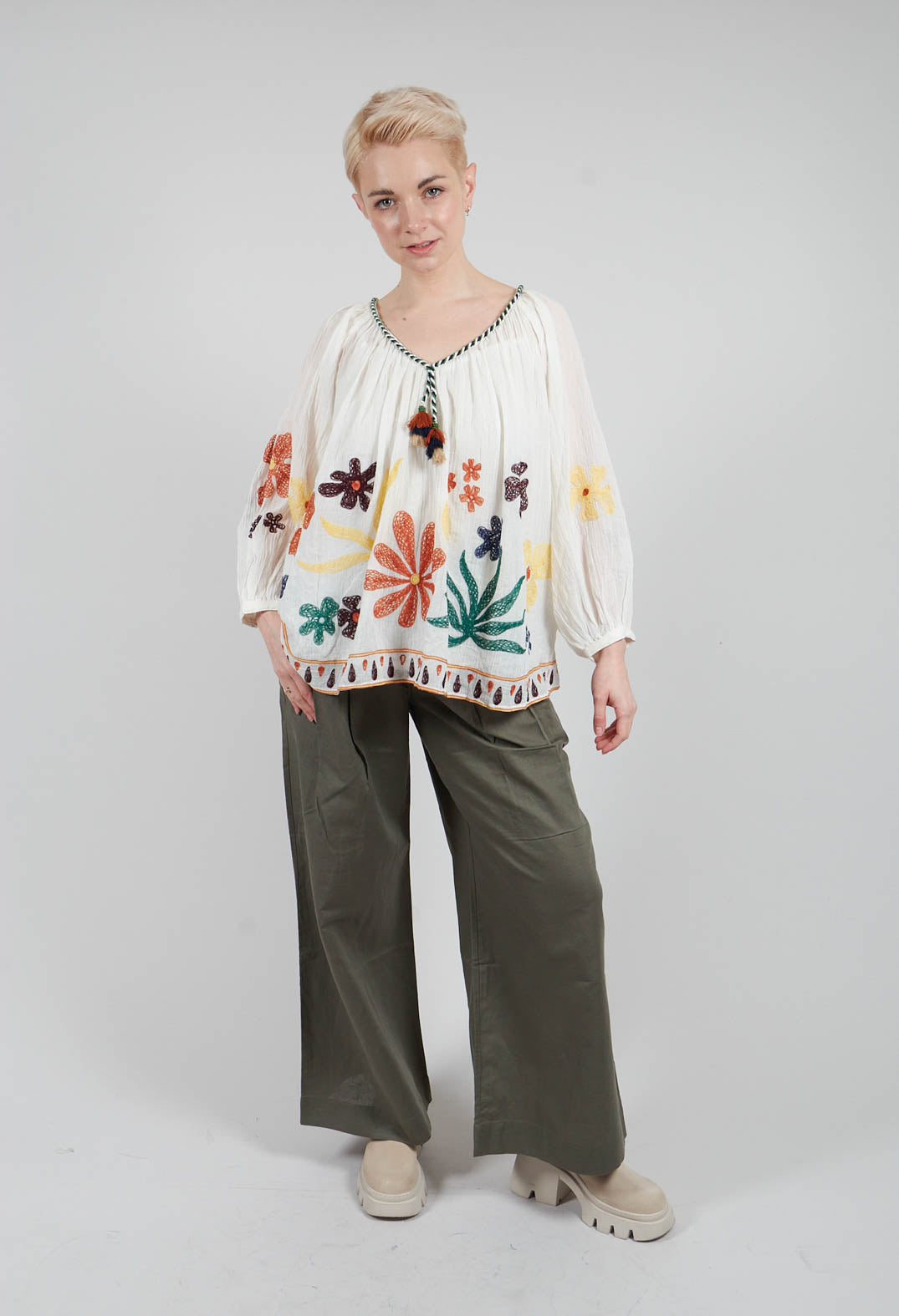 Bedford Blouse in Ecru