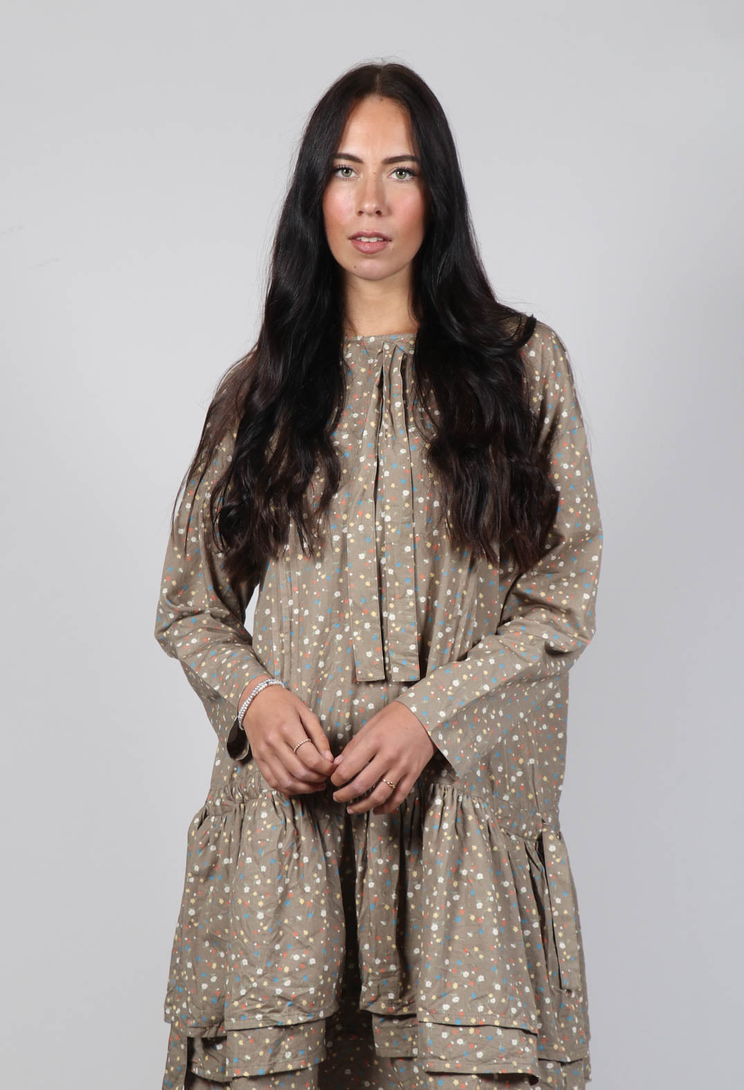 Bell Tunic in Brown