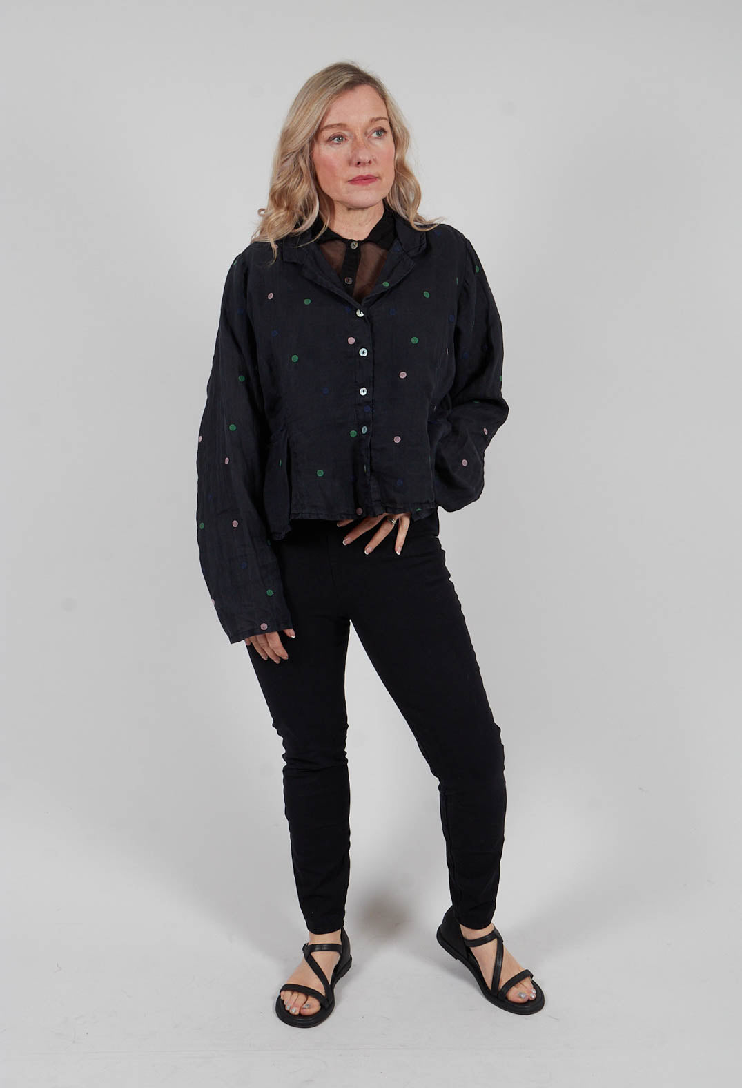 Besenleise Jacket in Kaviar