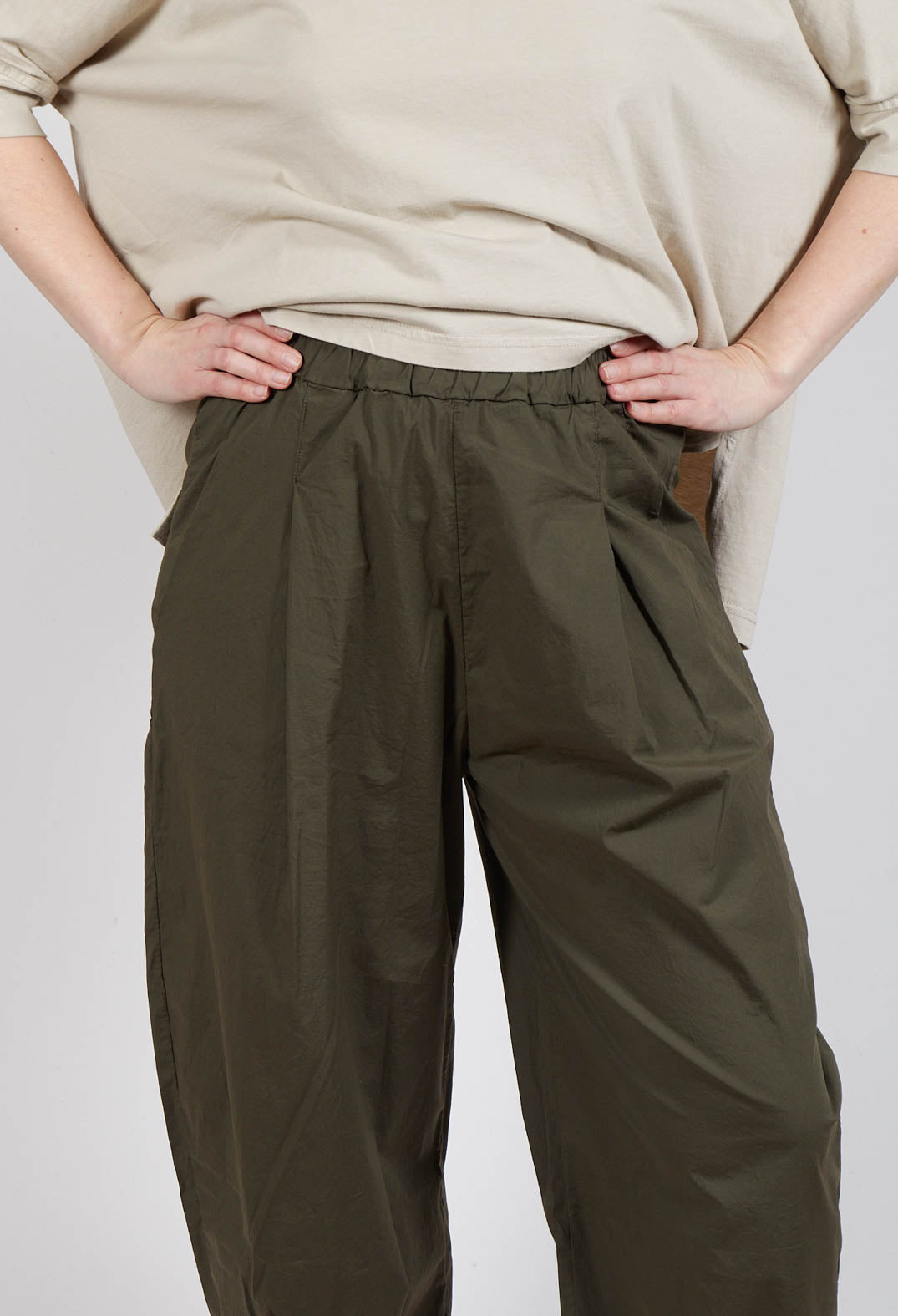 Bianco P Trousers in Alga