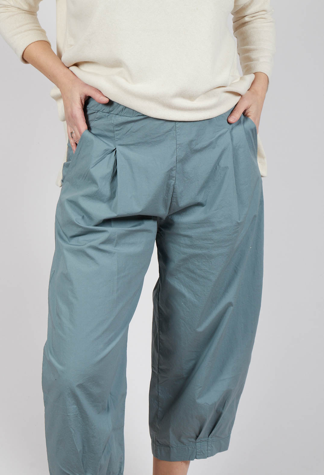 Bianco P Trousers in Lago