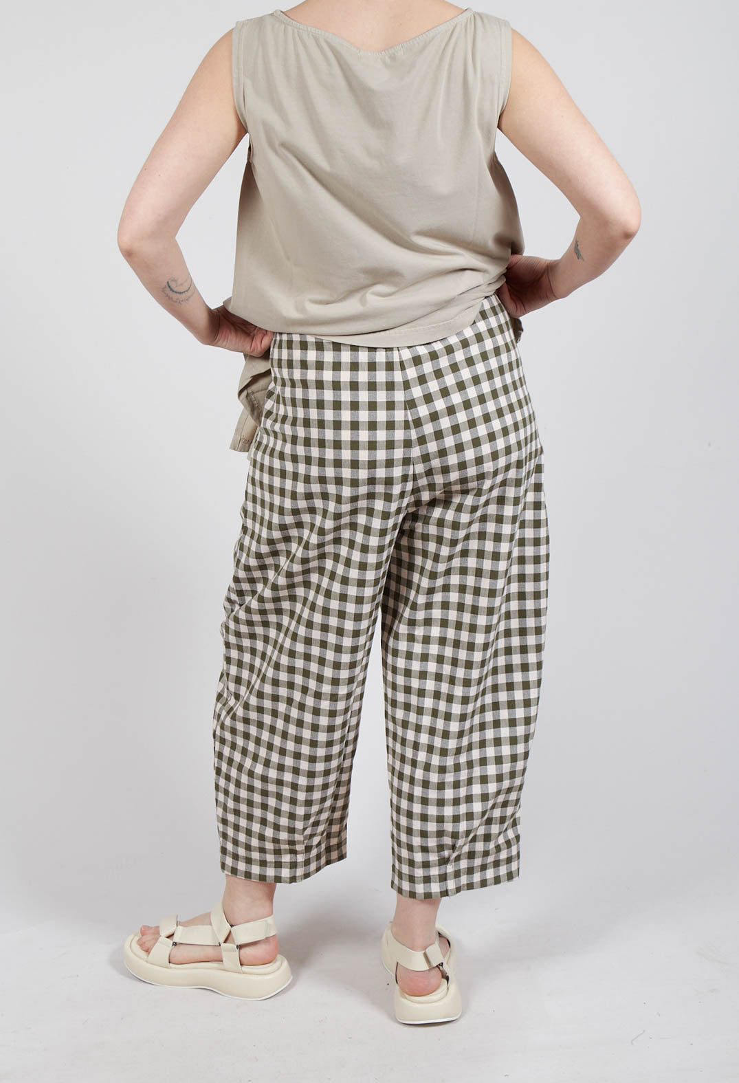 Bianco Q Trousers in Alga