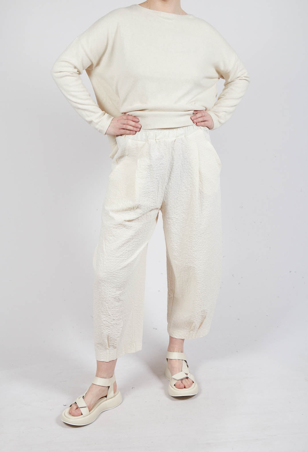 Bianco SU Trousers in Mandorla