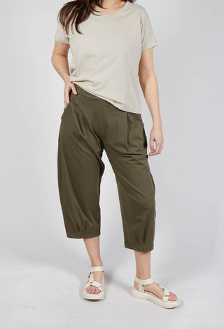 Bianco U Trousers in Alga