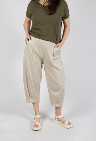 Bianco U Trousers in Grezzo