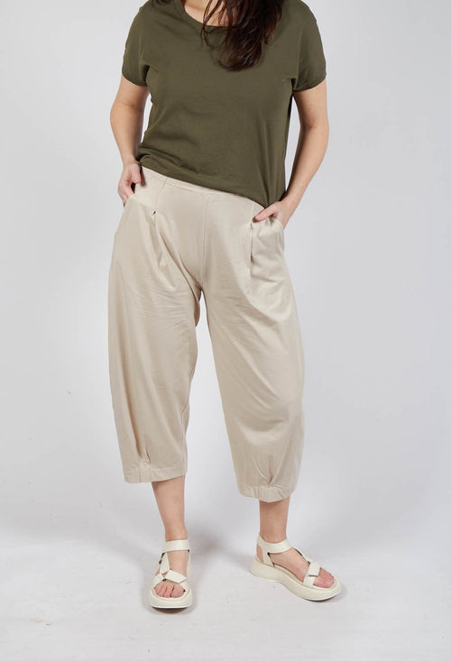 Bianco U Trousers in Grezzo