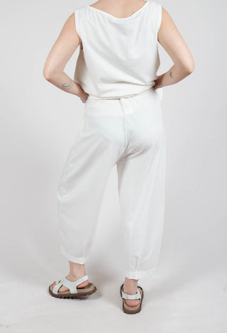 Bianco U Trousers in Latte