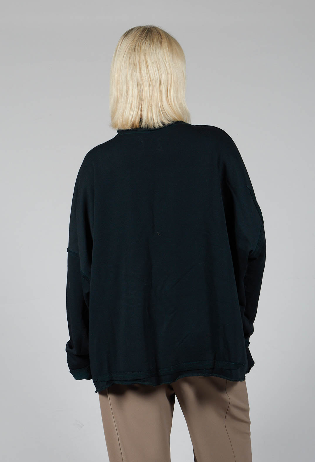 Bleached Pullover in 905 Green