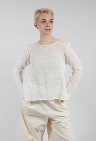 Boatneck Top in Nero