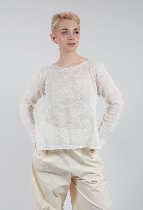 Boatneck Top in Nero