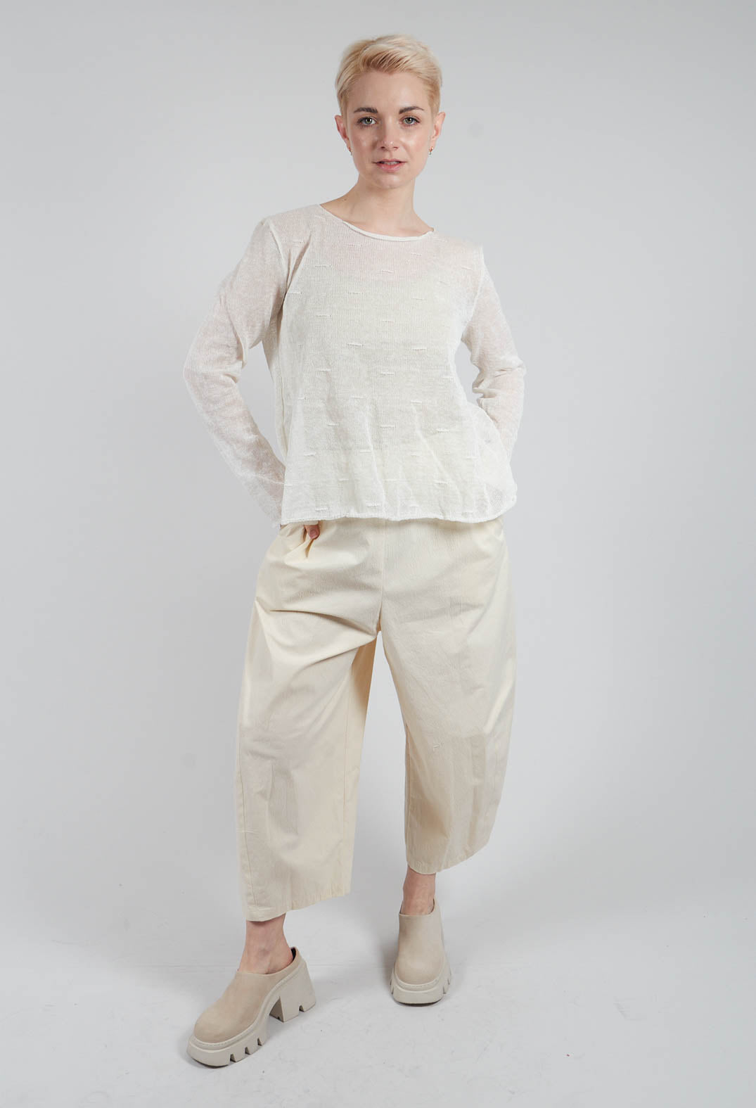 Boatneck Top in Nero