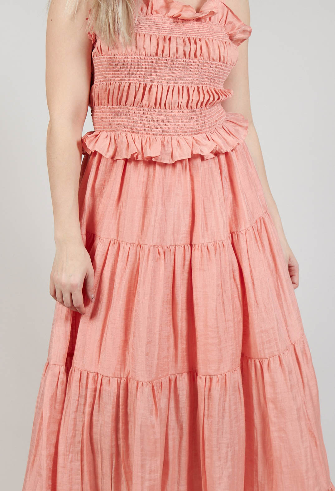 Bohemian Dress in Peach
