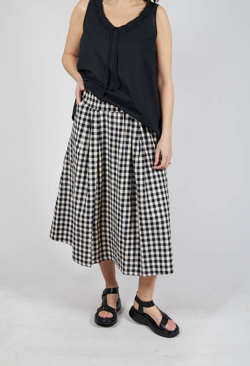 Bosa Q Skirt in Nero