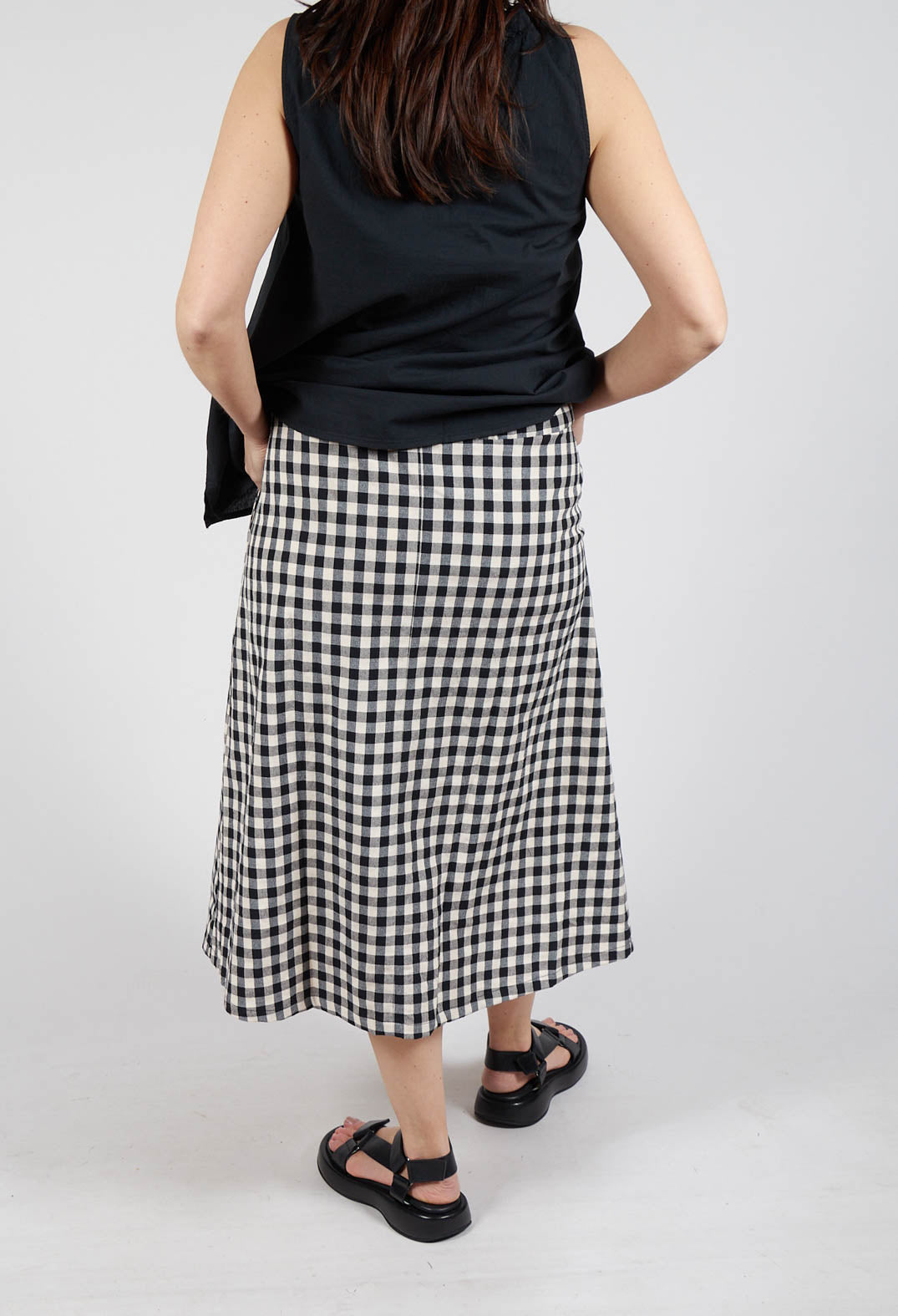 Bosa Q Skirt in Nero