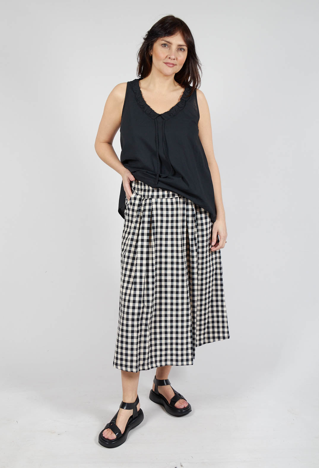 Bosa Q Skirt in Nero