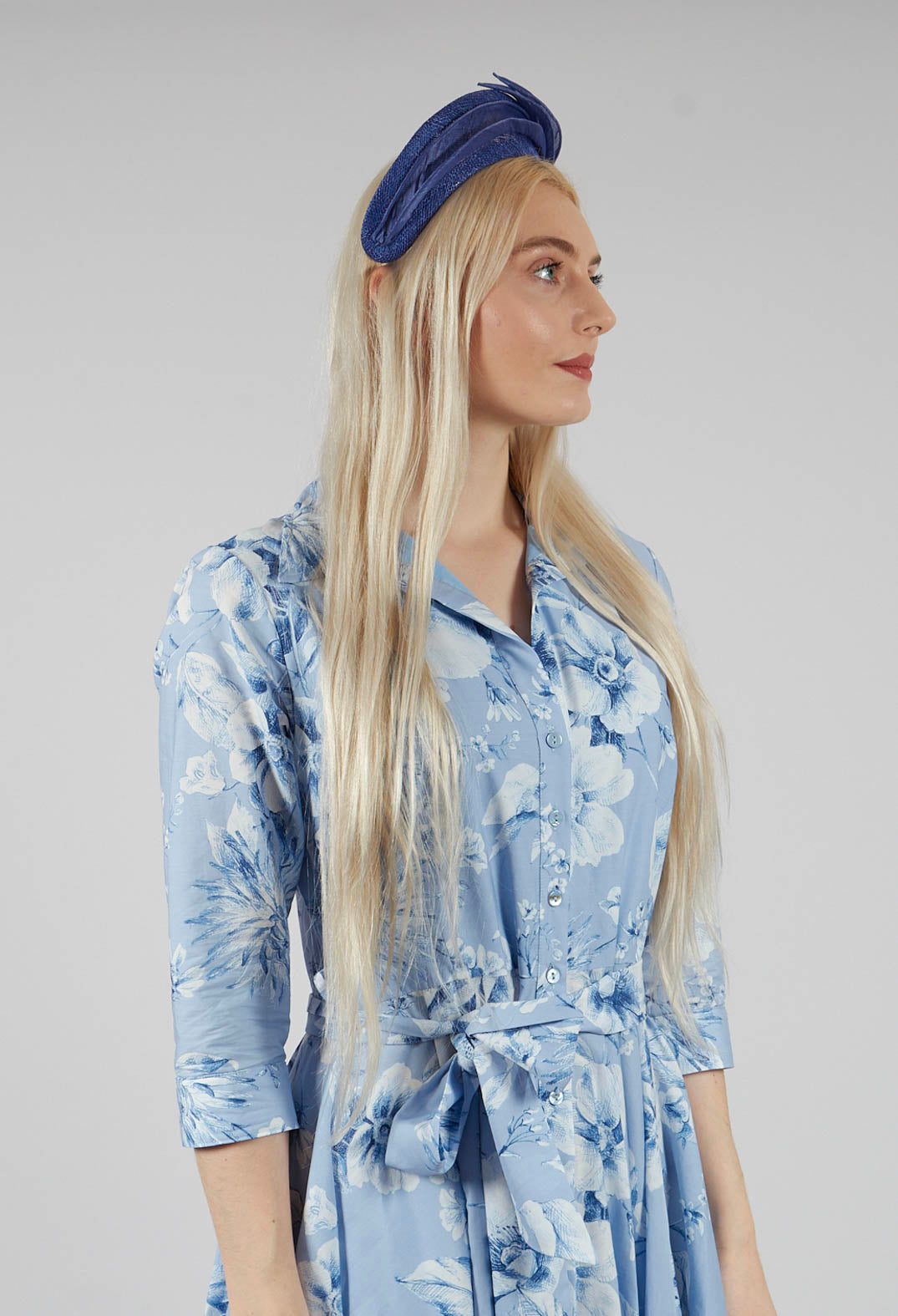 Bow Headband in Marine
