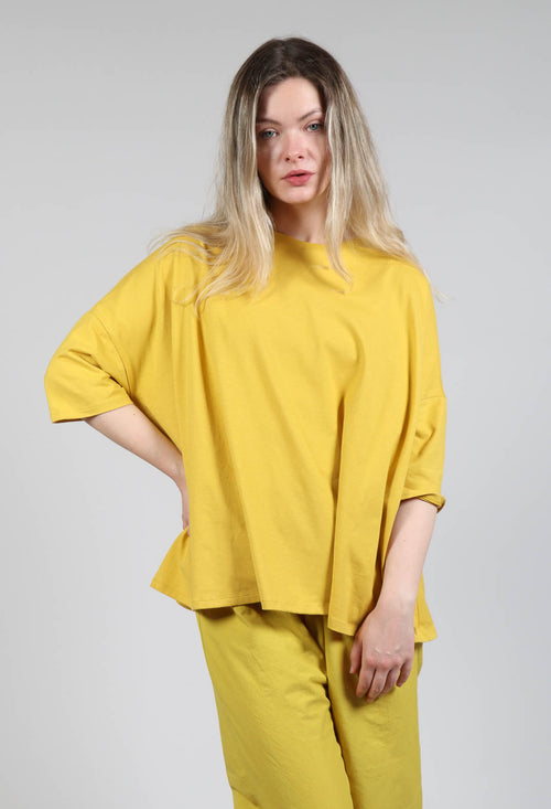 Boxy Fit T-Shirt in Saffron