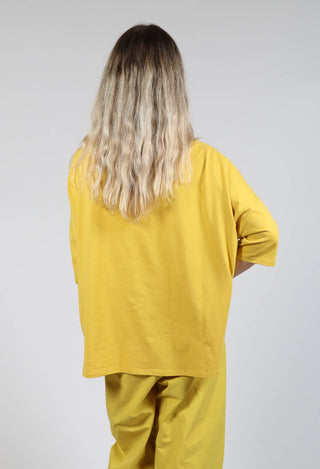 Boxy Fit T-Shirt in Saffron