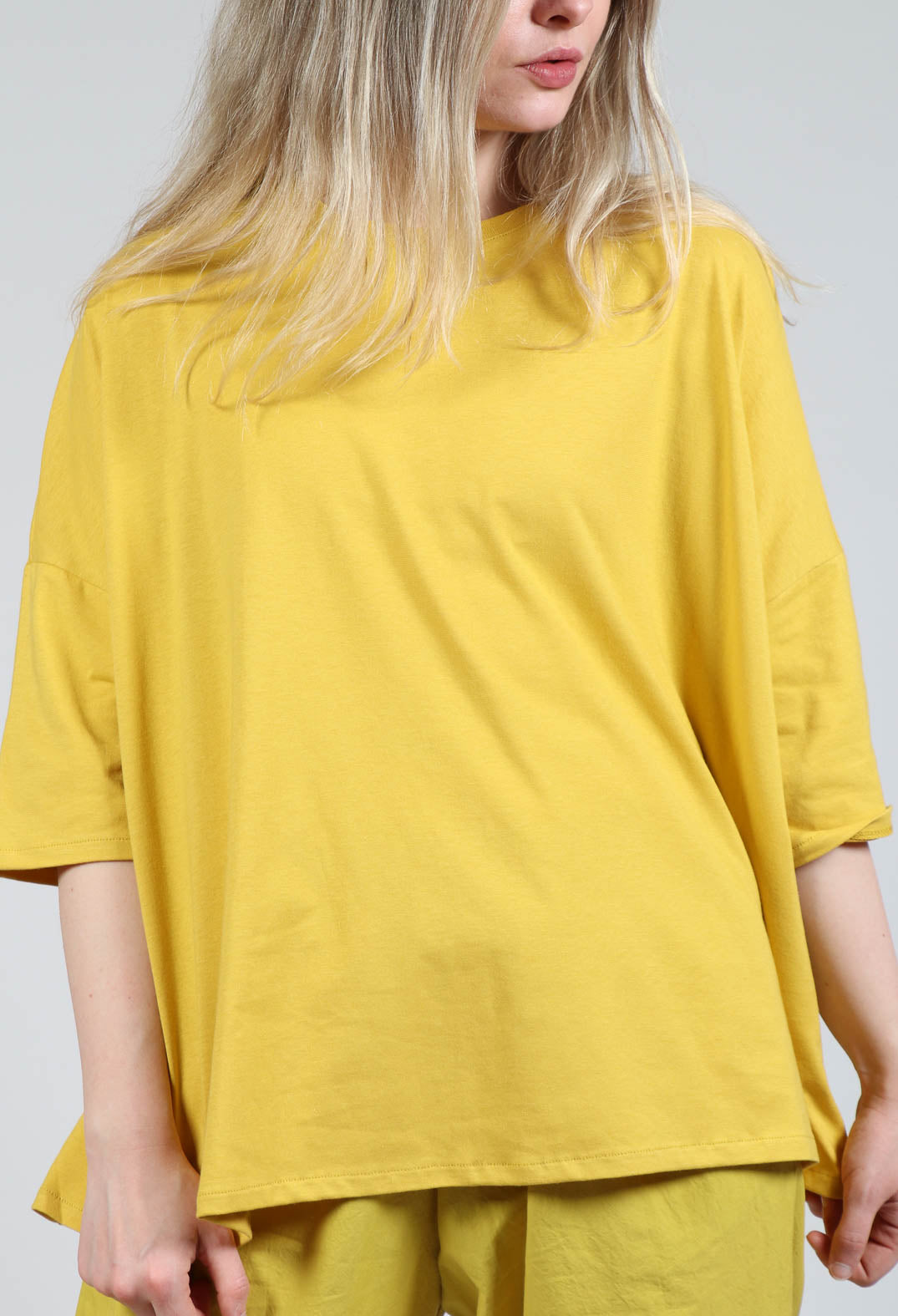 Boxy Fit T-Shirt in Saffron