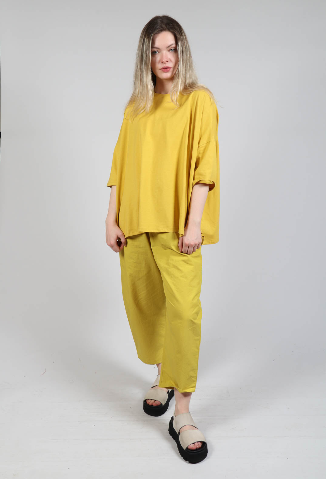 Boxy Fit T-Shirt in Saffron