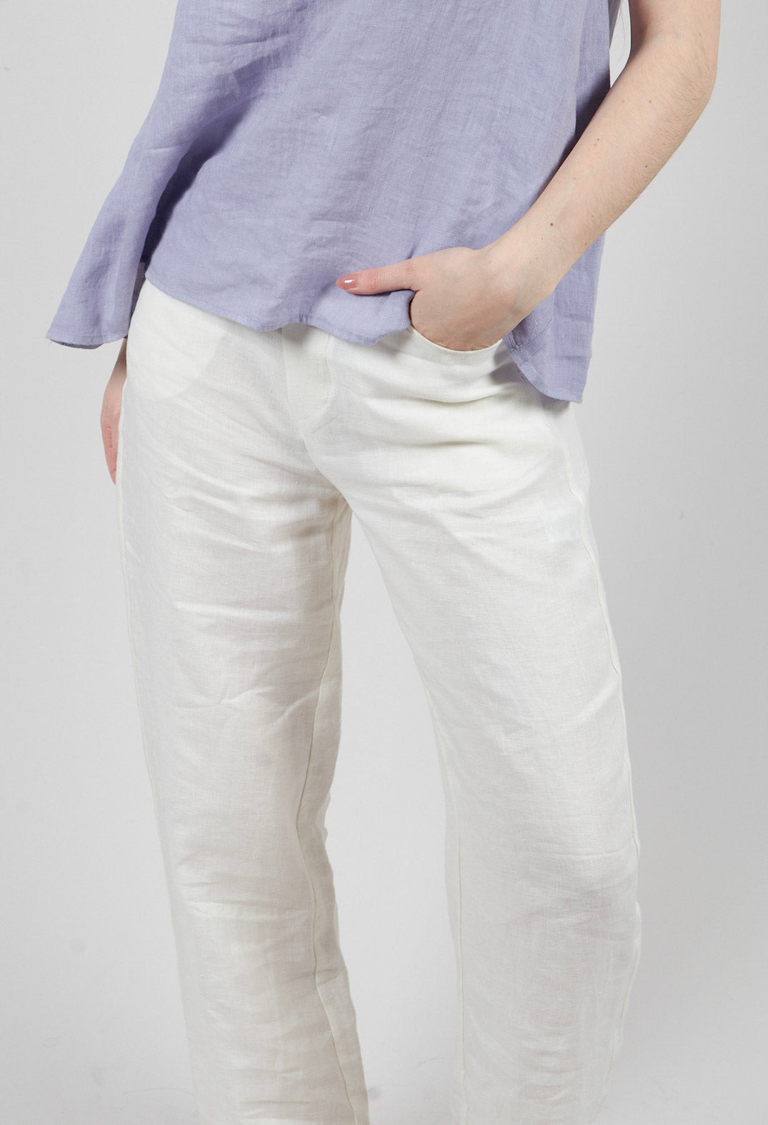 Bracket Trousers in Rice
