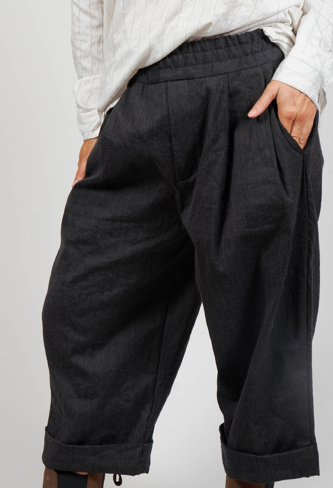 Bragoni Inox Trousers in Slate