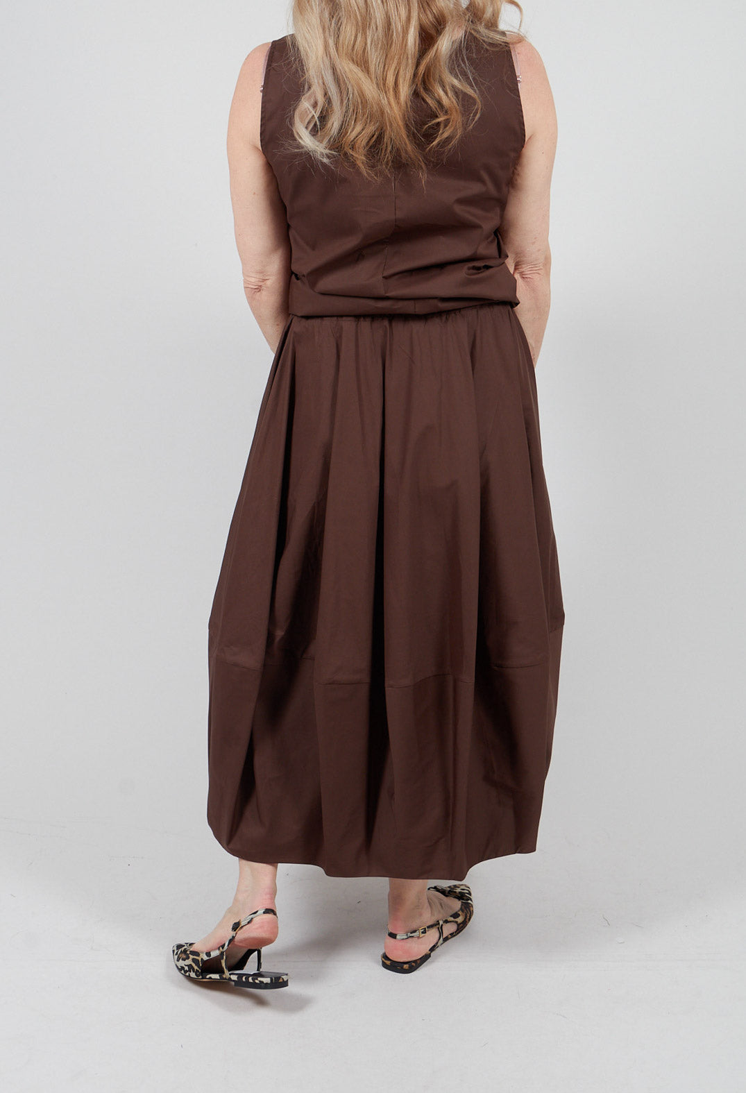 Bubble Skirt in Licorice