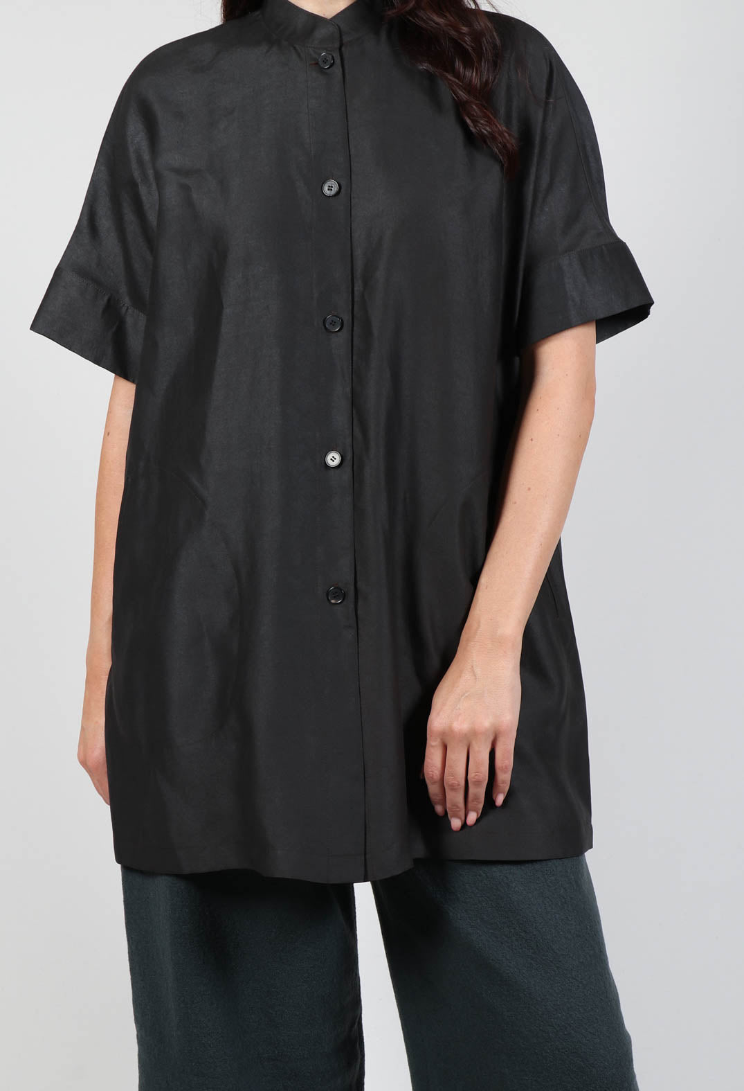 Button Up Shirt in Black