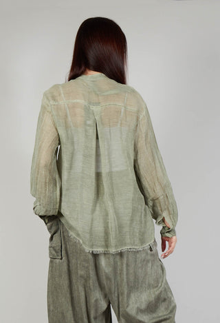 Button Up Shirt in Tinto Freddo Olive