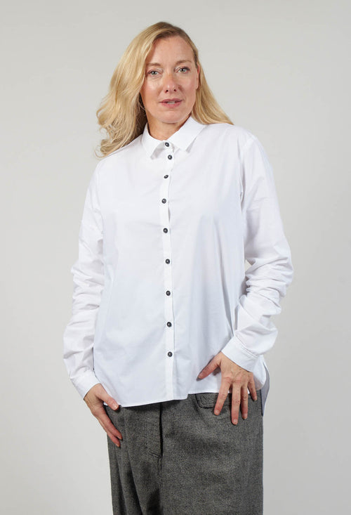 Button Up Shirt in White