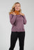 Sheer Wool Turtle Neck Knitwear in Amethyst
