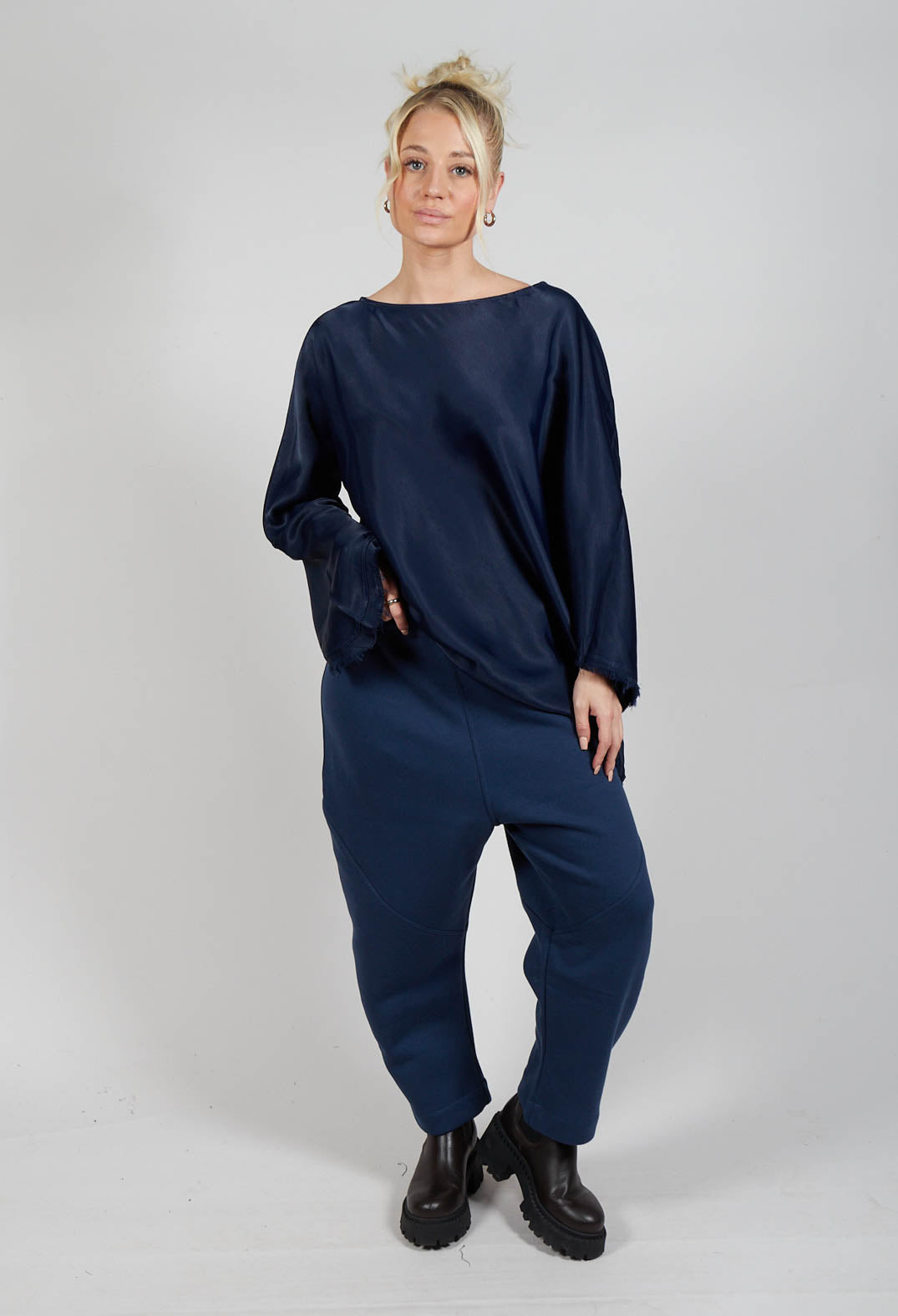 Cactus Trouser in Deep Blue
