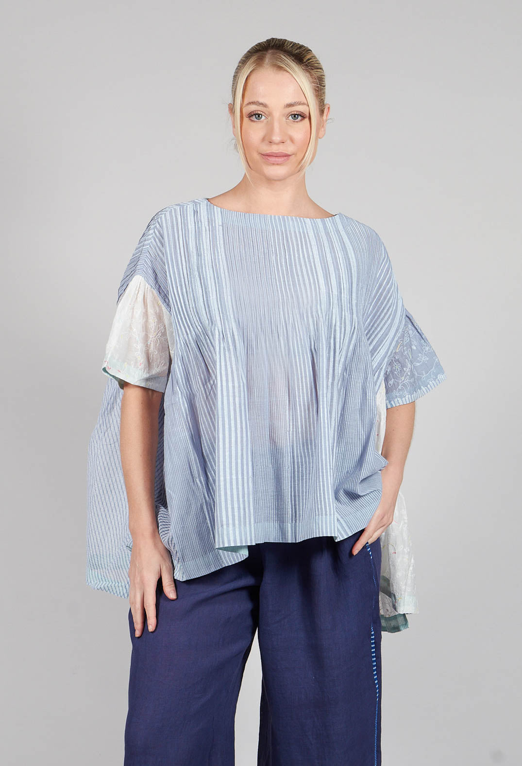 Cai Blouse in Powder Blue