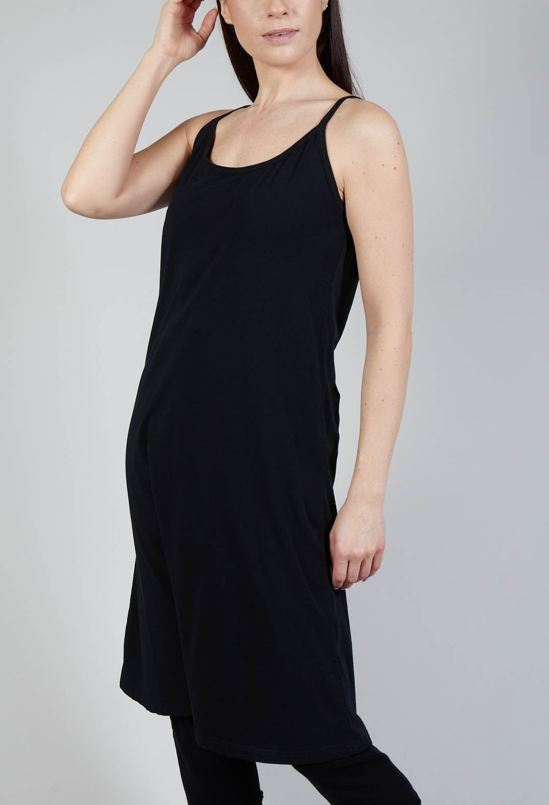 Cami Jersey Dress in Black