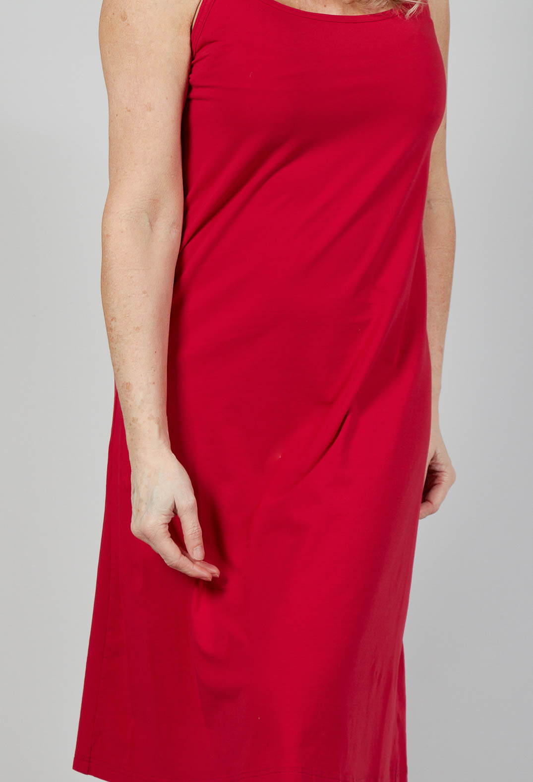 Cami Jersey Dress in Chili