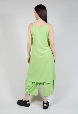 Cami Jersey Dress in Lime