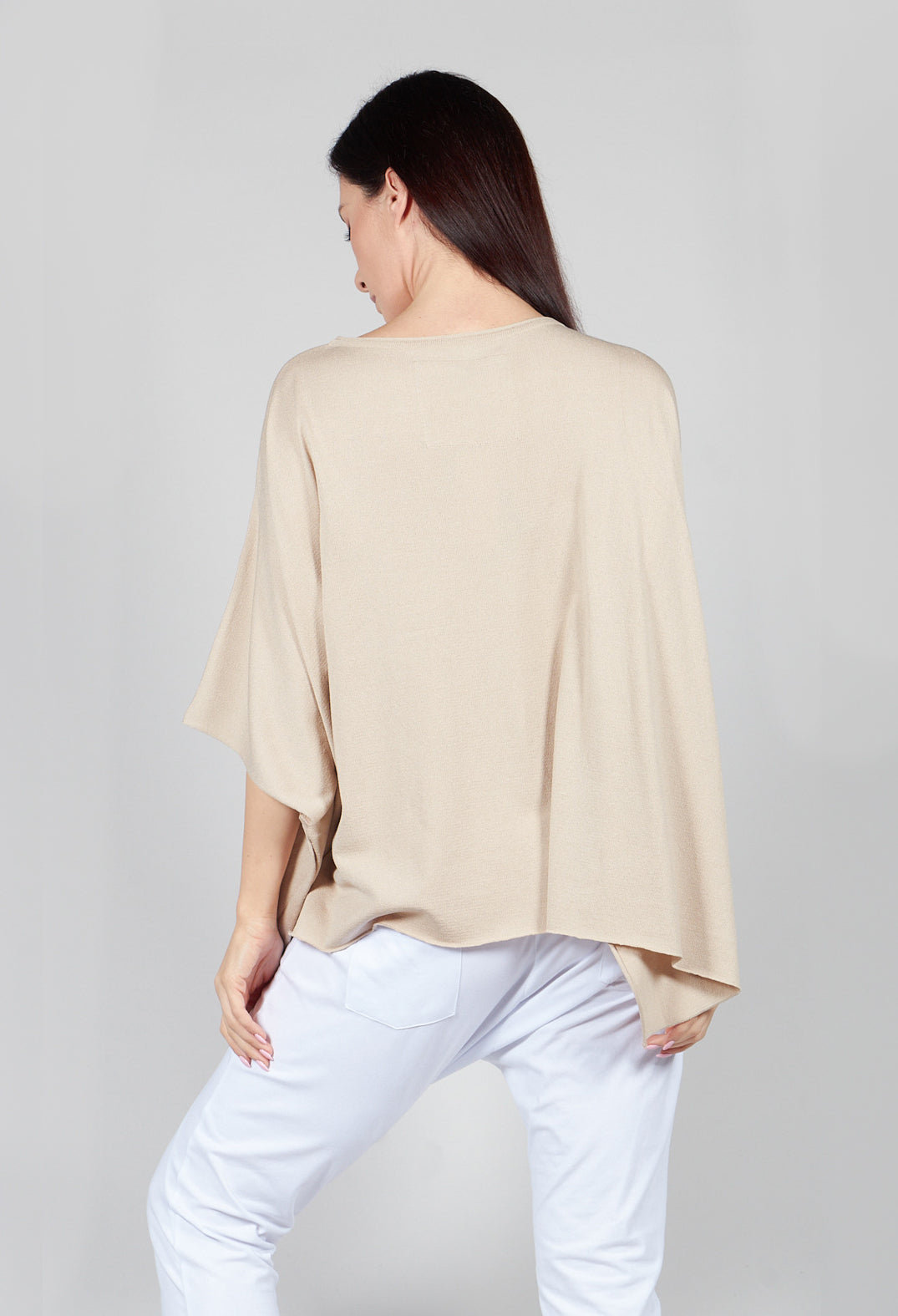 Cape Style Jumper in Sand