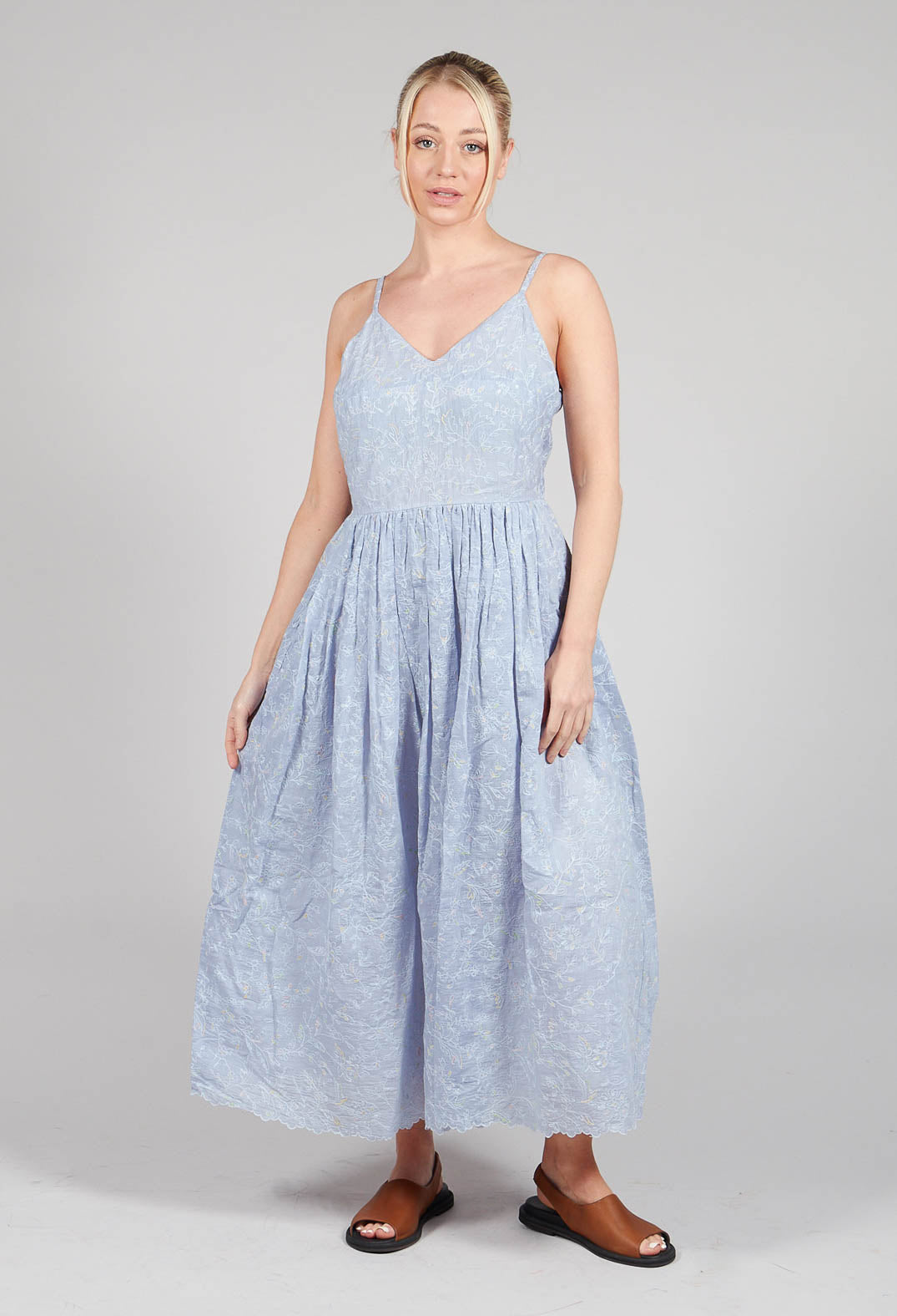 Caprice Dress in Powder Blue